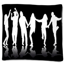 Party People Dancing Blankets 60227164