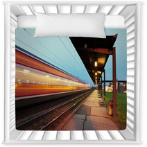 Passanger Station With Motion Train Nursery Decor 60612326
