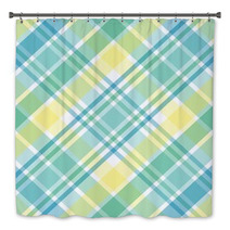 Pastel Plaid Bath Decor 6804113