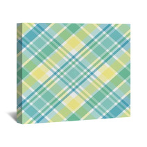 Pastel Plaid Wall Art 6804113