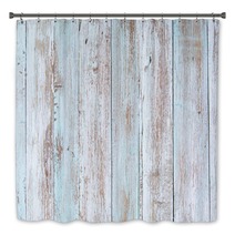 Pastel Wood Planks Texture Bath Decor 113135609