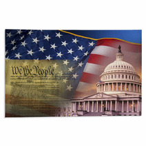 Patriotic Symbols - United States Of America Rugs 67000931
