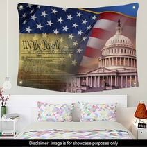 Patriotic Symbols - United States Of America Wall Art 67000931