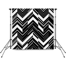 Pattern In Zigzag - Black And White Backdrops 45305082