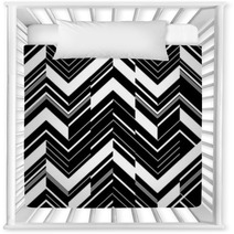 Pattern In Zigzag - Black And White Nursery Decor 45305082