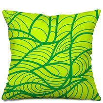 Pattern Of Leaves Pillows 71601489