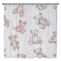 Pattern Of Teddy Bears Bath Decor 60580513