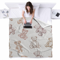 Pattern Of Teddy Bears Blankets 60580513