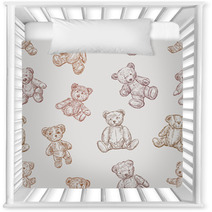 Pattern Of Teddy Bears Nursery Decor 60580513