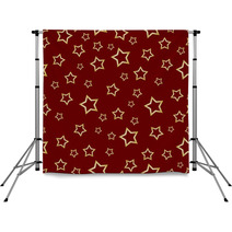 Pattern STARS Red Backdrops 65275173