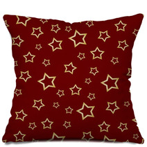 Pattern STARS Red Pillows 65275173
