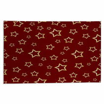 Pattern STARS Red Rugs 65275173