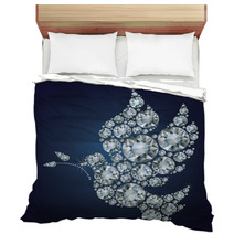 Peace Dove With Olive Branch Made From Diamonds Bedding 64912955