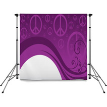 Peace Sign Background Backdrops 55794195