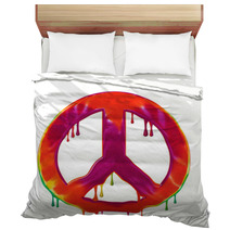 Peace Sign Bedding 68225443