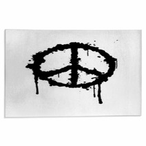Peace Sign Rugs 54360123
