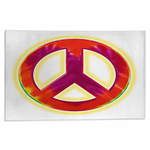 Peace Sign Rugs 68225457