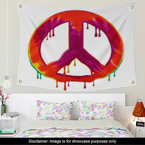 Peace Sign Wall Art 68225443