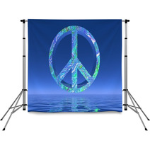 Peace Symbol - 3D Render Backdrops 67014983