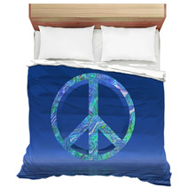 Peace Symbol - 3D Render Bedding 67014983