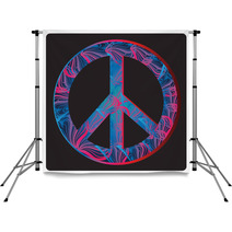 Peace Symbol Backdrops 59273888