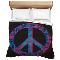 Peace Symbol Bedding 59273888