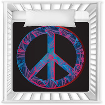 Peace Symbol Nursery Decor 59273888