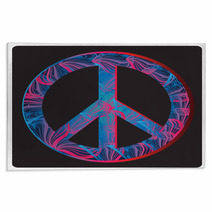 Peace Symbol Rugs 59273888