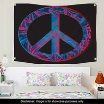 Peace Symbol Wall Art 59273888