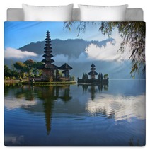 Peaceful View Of A Lake At Bali Indonesia Bedding 45222192