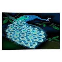 Peacock On The Tree Rugs 19239088