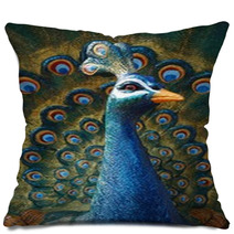 Peacock Statue Pillows 74469581
