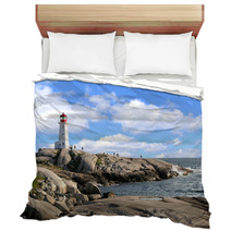 Pegg's,s Cove Lighthouse, Nova Scotia Bedding 27904592