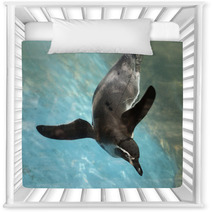 Penguin Swimming Nursery Decor 72480571
