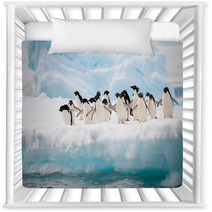 Penguins On The Snow Nursery Decor 46557859