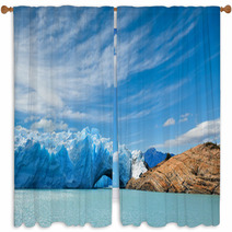 Perito Moreno Glacier, Patagonia, Argentina. Window Curtains 37418439