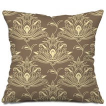 Persian Floral Seamless Background Pattern Pillows 71790725