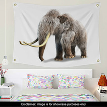 Photorealistic 3 D Rendering Of A Mammoth Wall Art 39330887