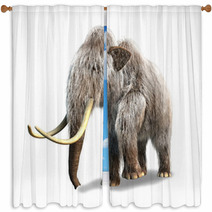 Photorealistic 3 D Rendering Of A Mammoth Window Curtains 39330887