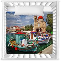 Pictorial Idyllic Greek Islands - Aegina Nursery Decor 61954682