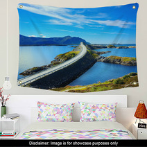 Picturesque Norway Landscape. Atlanterhavsvegen Wall Art 28075842