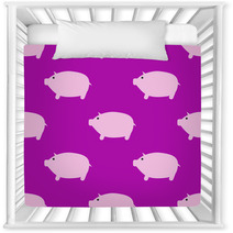 Pig Seamless Pattern Background Nursery Decor 190812168