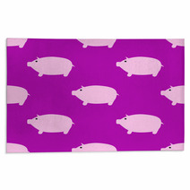 Pig Seamless Pattern Background Rugs 190812168