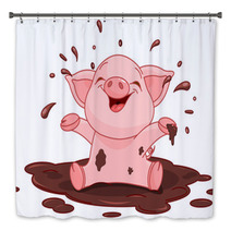 Piggy In A Puddle Bath Decor 71620534
