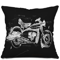 Motorcycle Pillows 104907919