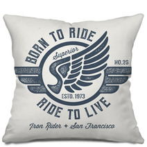 Motorcycle Pillows 194495579