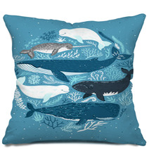 Whale Pillows 203637143