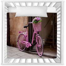 Pink Bicycle Nursery Decor 47245225