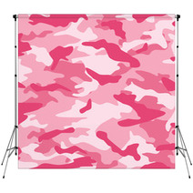 Pink Camouflage Backdrops 65352068