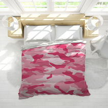 Pink Camouflage Bedding 65352068